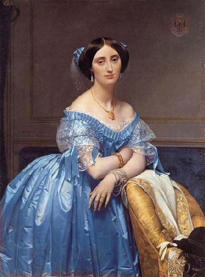 Jean Auguste Dominique Ingres Portrait of the Princess Albert de Broglie
